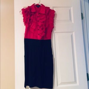 Bebe Red & black dress